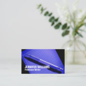 Abstrakter Bildverfasser-Artblick Visitenkarte (Stehend Vorderseite)