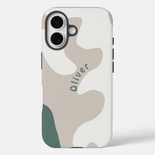 Abstrakter Bio Skandinavienname Case-Mate iPhone Hülle (Rückseite)