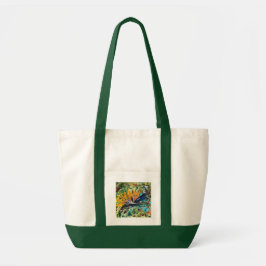Abstrakter Bird of Paradise Tote Bag Tragetasche