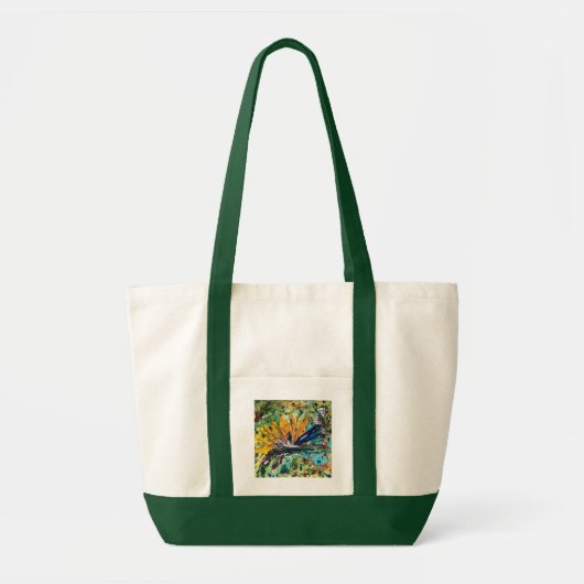Abstrakter Bird of Paradise Tote Bag Tragetasche (Vorne)