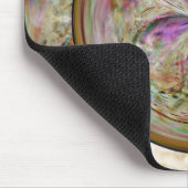 Abstrakter BlaseMandala mit Band Mousepad (Ecke)