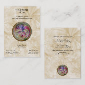 Abstrakter Blasemehrfarbenmandala Visitenkarte (Vorne/Hinten)