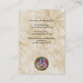 Abstrakter Blasemehrfarbenmandala Visitenkarte (Rückseite)