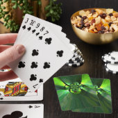 Abstrakter BlattFox Spielkarten (In Situ)