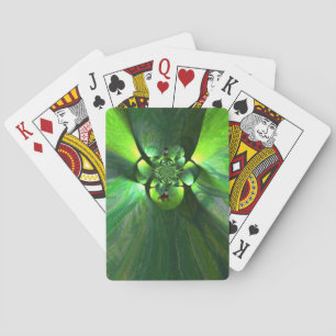 Abstrakter BlattFox Spielkarten