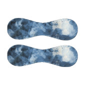 Abstrakter blauer Aquarellhintergrund Baseball (Paneele)