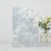 Abstrakter blauer Aquarellhintergrund Briefpapier (Stehend Vorderseite)