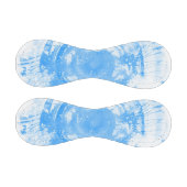 Abstrakter blauer Aquarellhintergrund, Textur. Baseball (Paneele)