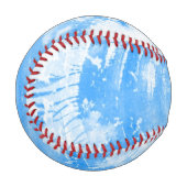 Abstrakter blauer Aquarellhintergrund, Textur. Baseball (Vorderseite Links)