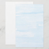 Abstrakter blauer Aquarellhintergrund, Textur. Briefpapier (Vorne/Hinten)