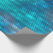 Abstrakter blauer Hintergrund Geschenkpapier (Ecke)