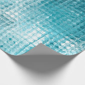 Abstrakter, blauer Hintergrund Geschenkpapier (Ecke)