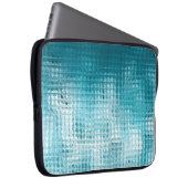Abstrakter, blauer Hintergrund Laptopschutzhülle (Vorne Rechts)
