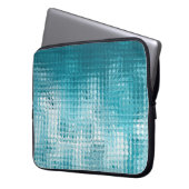 Abstrakter, blauer Hintergrund Laptopschutzhülle (Vorderseite Links)