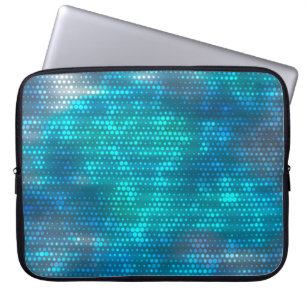 Abstrakter blauer Hintergrund Laptopschutzhülle