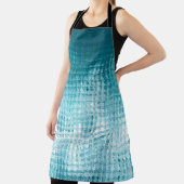 Abstrakter, blauer Hintergrund Schürze (InSitu)