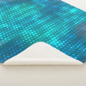 Abstrakter blauer Hintergrund Sherpadecke (3/4)