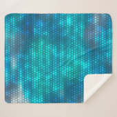 Abstrakter blauer Hintergrund Sherpadecke (Vorderseite (Horizontal))