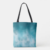 Abstrakter, blauer Hintergrund Tasche (Rückseite)