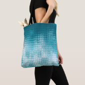 Abstrakter, blauer Hintergrund Tasche (Von Nahem)