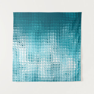 Abstrakter, blauer Hintergrund Wandteppich