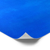Abstrakter blauer Kunsthintergrund. Moderne Kunst. Poster (Ecke)