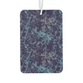 abstrakter blauer Marmor Autolufterfrischer (Rückseite)