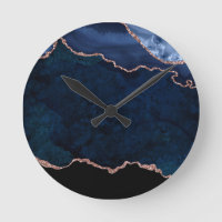 Abstrakter blauer Marmor mitten in der Nacht mit R