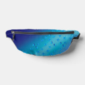 Abstrakter Blauer Mond und Schmetterlinge Bauchtasche (Ablage )