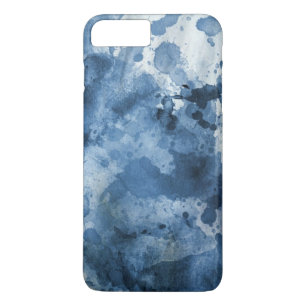 Abstrakter blauer Watercolorhintergrund Case-Mate iPhone Hülle