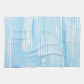Abstrakter blauer Watercolorhintergrund, Geschirrtuch (Horizontal)