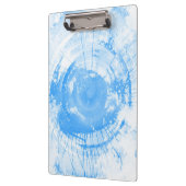 Abstrakter blauer Watercolorhintergrund, Klemmbrett (Links)