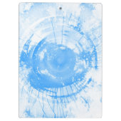 Abstrakter blauer Watercolorhintergrund, Klemmbrett (Rückseite)