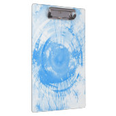 Abstrakter blauer Watercolorhintergrund, Klemmbrett (Rechts)