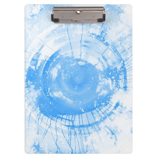 Abstrakter blauer Watercolorhintergrund, Klemmbrett (Vorderseite)