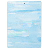 Abstrakter blauer Watercolorhintergrund, Klemmbrett (Rückseite)
