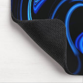 Abstrakter Blaupfau Mousepad (Ecke)