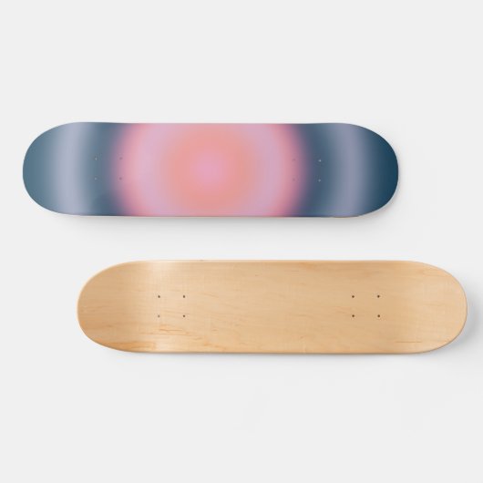 Abstrakter Blaustrahler Skateboard (Horizontal)