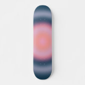 Abstrakter Blaustrahler Skateboard (Vorne)