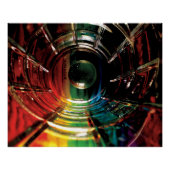 Abstrakter Bleistiftenbogen Poster (Vorderseite)