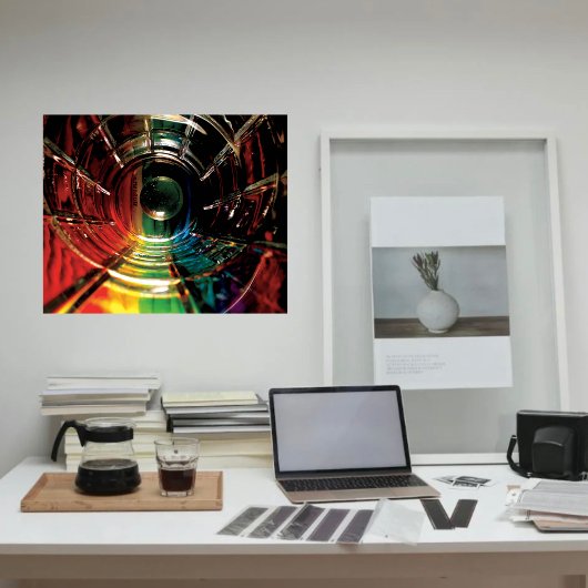 Abstrakter Bleistiftenbogen Poster