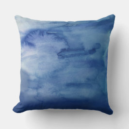 Abstrakter Blue Water Texture Beach Kissen