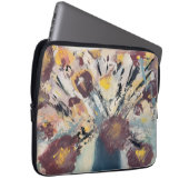 Abstrakter Blumen-Laptop-Hülle Laptopschutzhülle (Vorne Rechts)