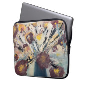 Abstrakter Blumen-Laptop-Hülle Laptopschutzhülle (Vorderseite Links)