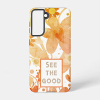 Abstrakter Blumenbezug Hübsches Zitat