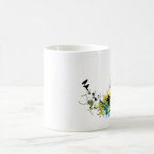 abstrakter Blumenentwurf Kaffeetasse (Mittel)