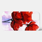 Abstrakter, blumengeschmückter Hintergrund 2 Case-Mate iPhone Hülle (Rückseite (Horizontal))
