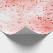 Abstrakter blumengeschmückter Hintergrund rosa Blu Geschenkpapier (Ecke)