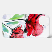 Abstrakter Blumenhintergrund Case-Mate iPhone Hülle (Rückseite (Horizontal))
