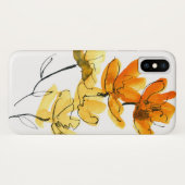 Abstrakter Blumenhintergrund Case-Mate iPhone Hülle (Rückseite (Horizontal))